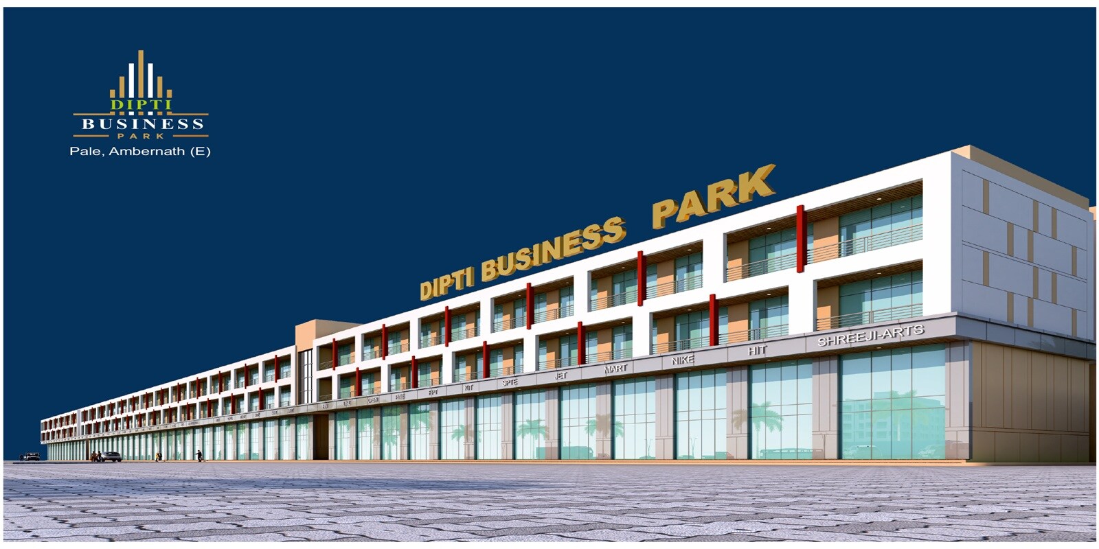 Dipti Business Center residential project in Pale Gaon