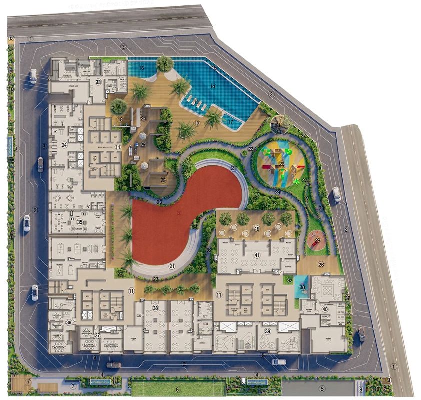 Dosti 604 Floor Plans