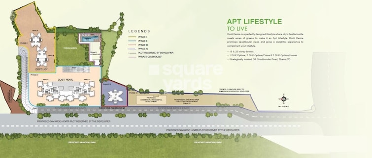 Dosti Desire Master Plan Image