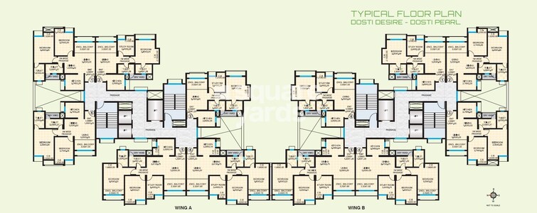 Dosti Desire Floor Plans 1