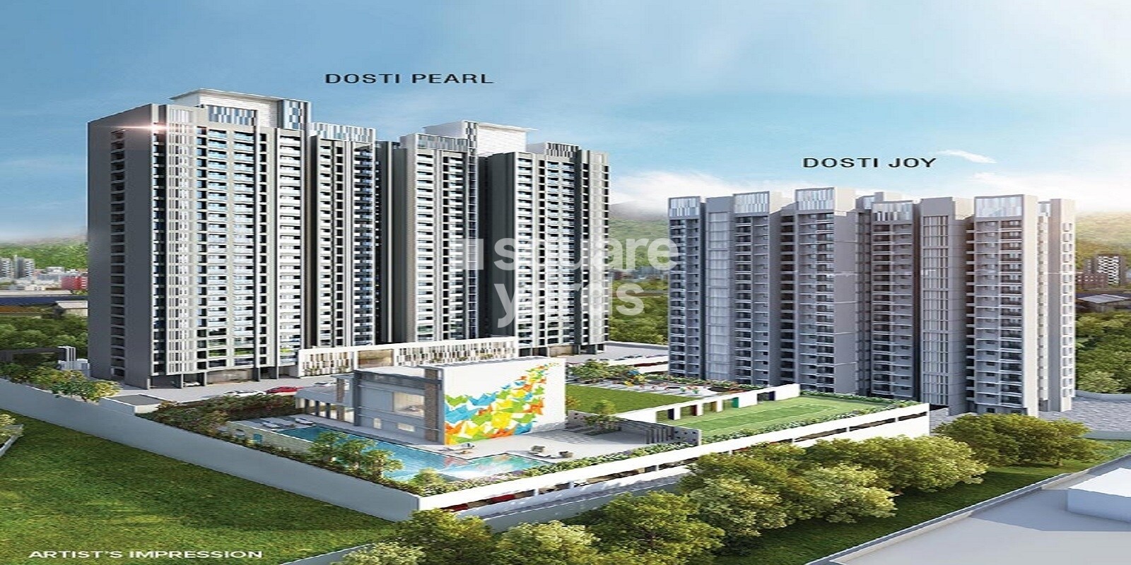 Dosti Desire Tower View 3