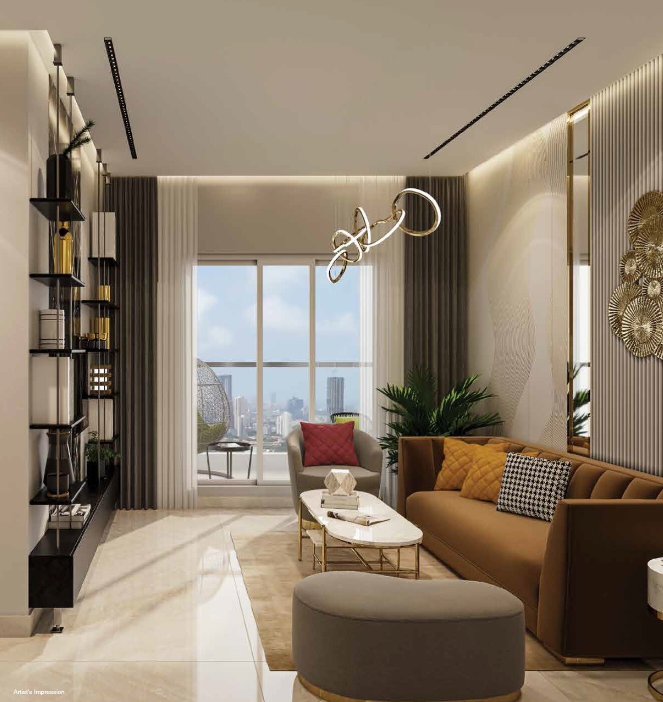 Dosti Eden Apartment Interiors 6