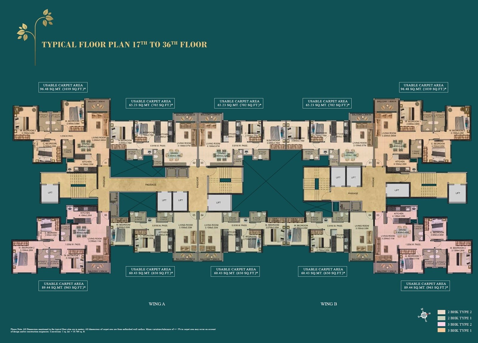 Dosti Eden Floor Plans 2