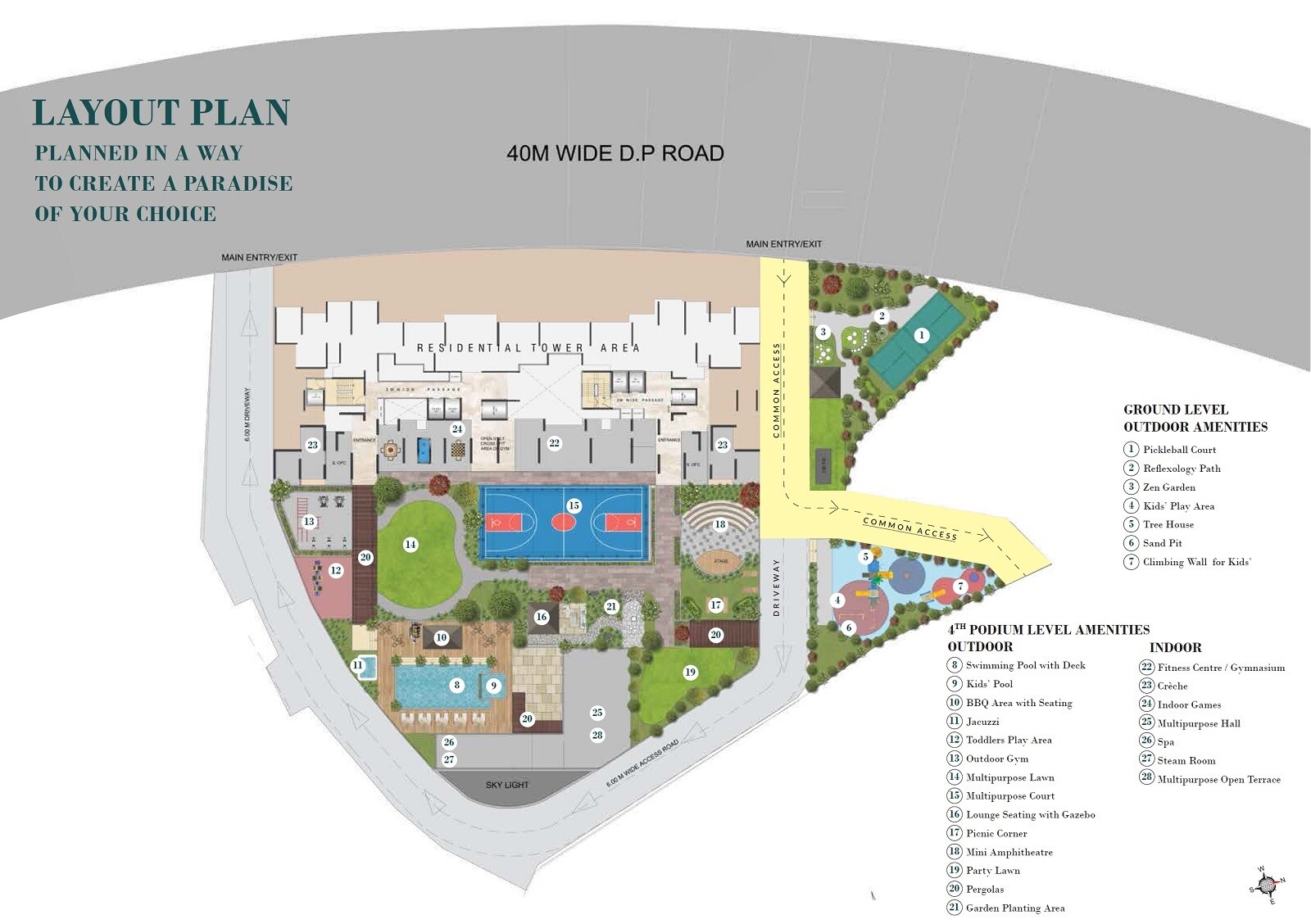 Dosti Eden Master Plan 1