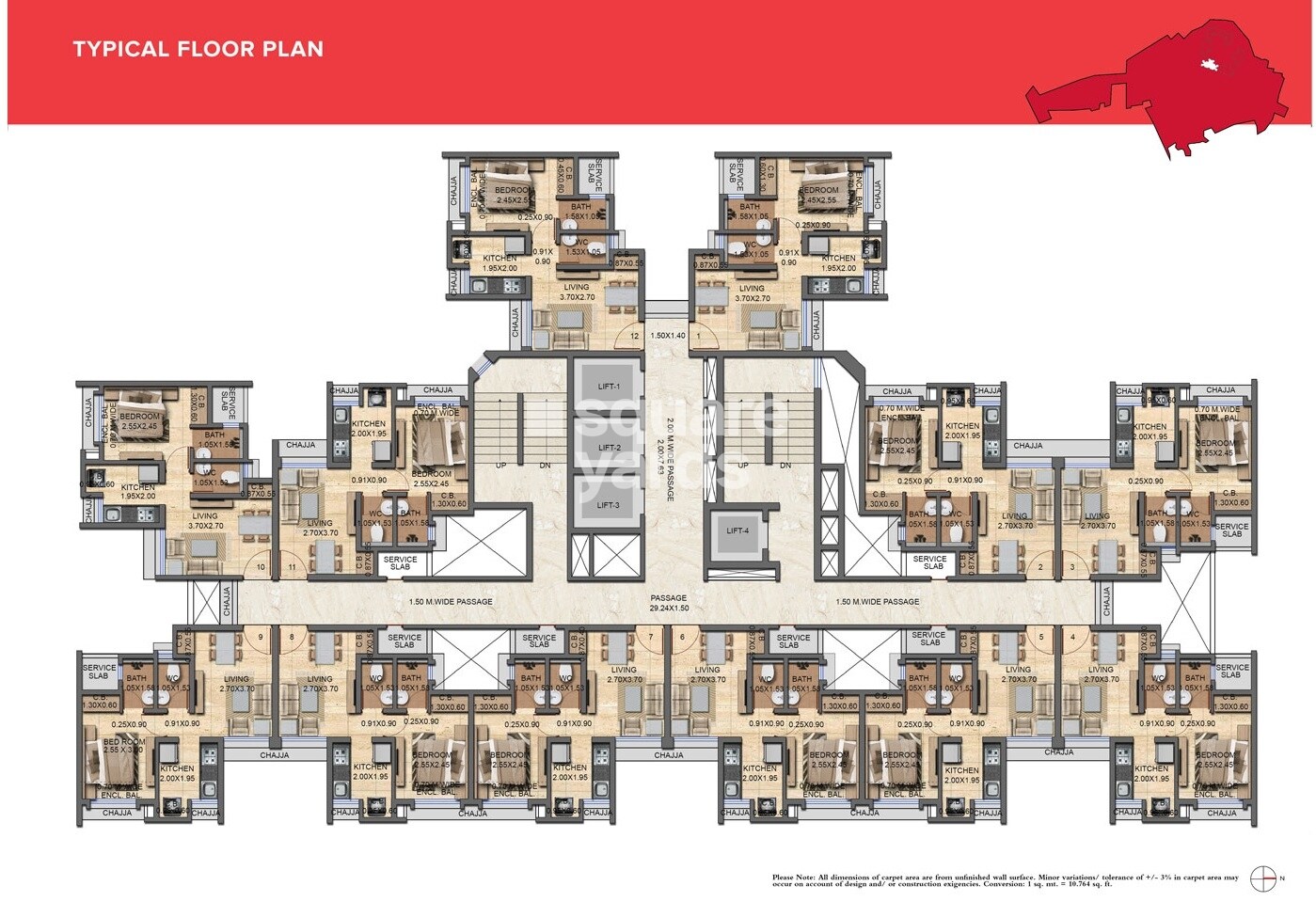 Dosti Greater Thane Floor Plans 1