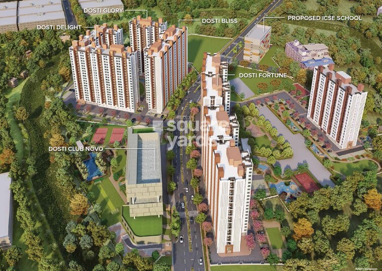 Dosti Greater Thane Tower View 2