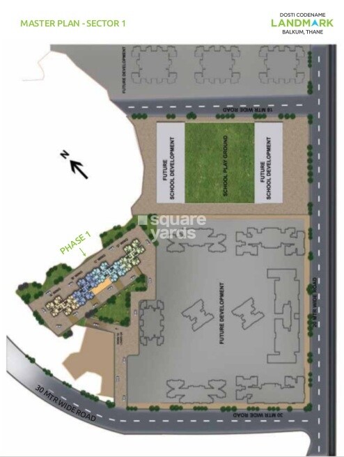 Dosti Group Landmark Master Plan Image