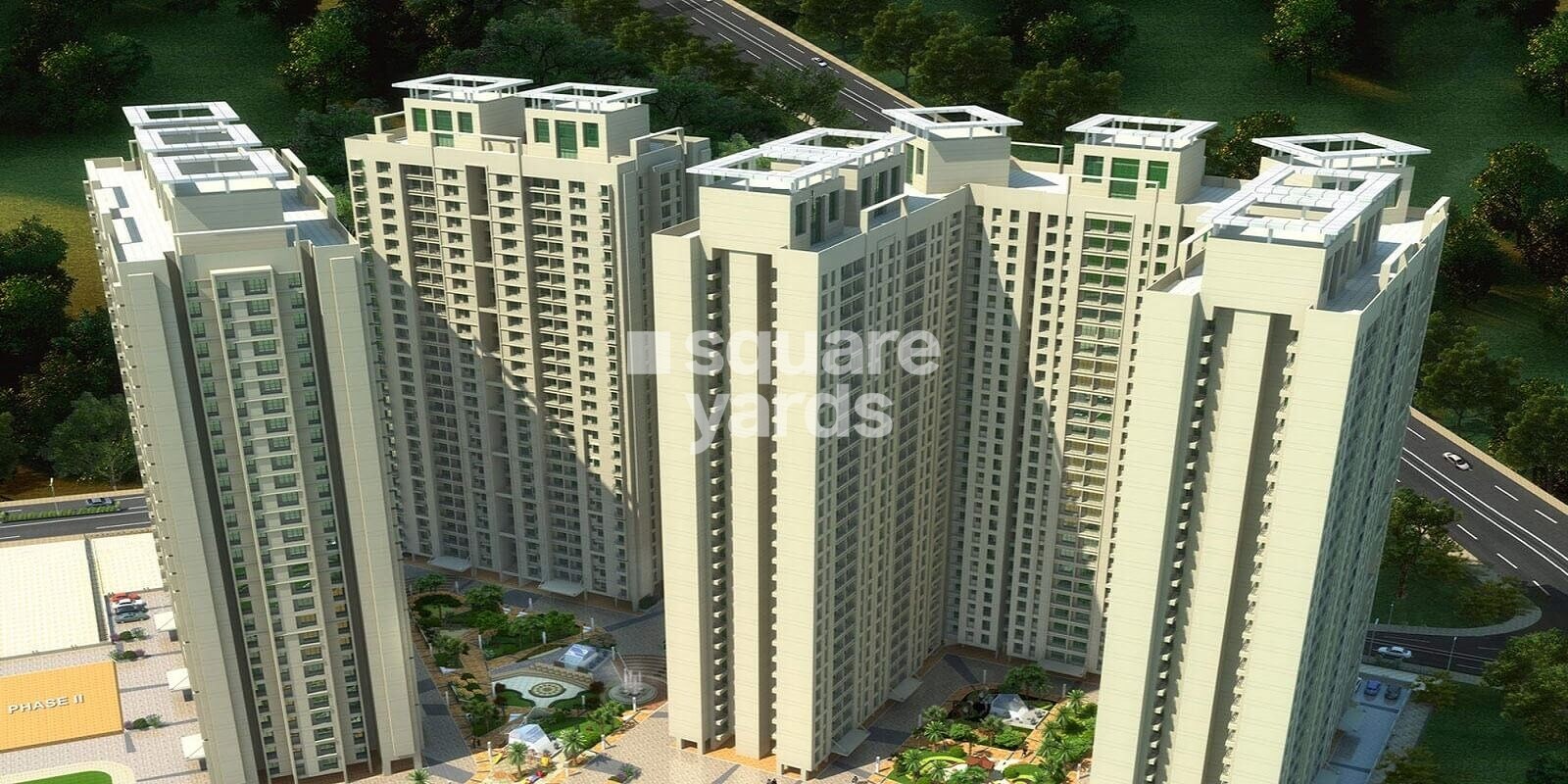 Dosti Group Planet North P180 residential project in Shilphata
