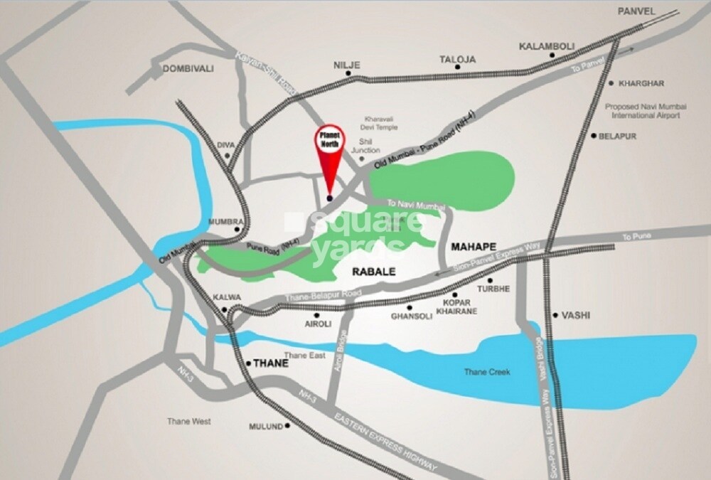 Dosti Group Planet North P180 Location Image