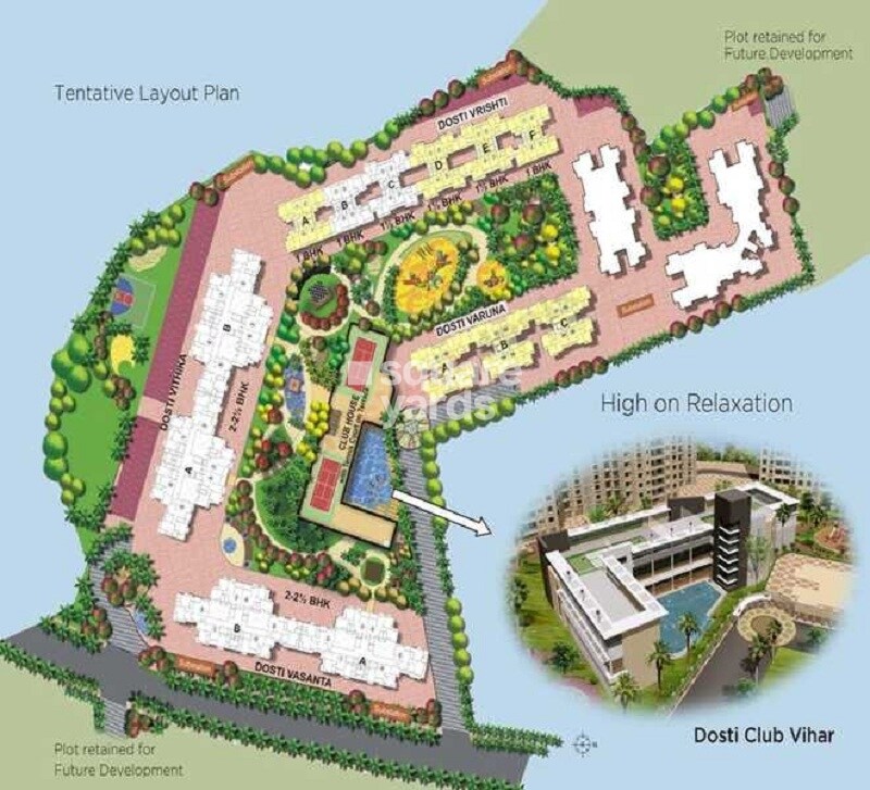 Dosti Group Vihar Master Plan Image