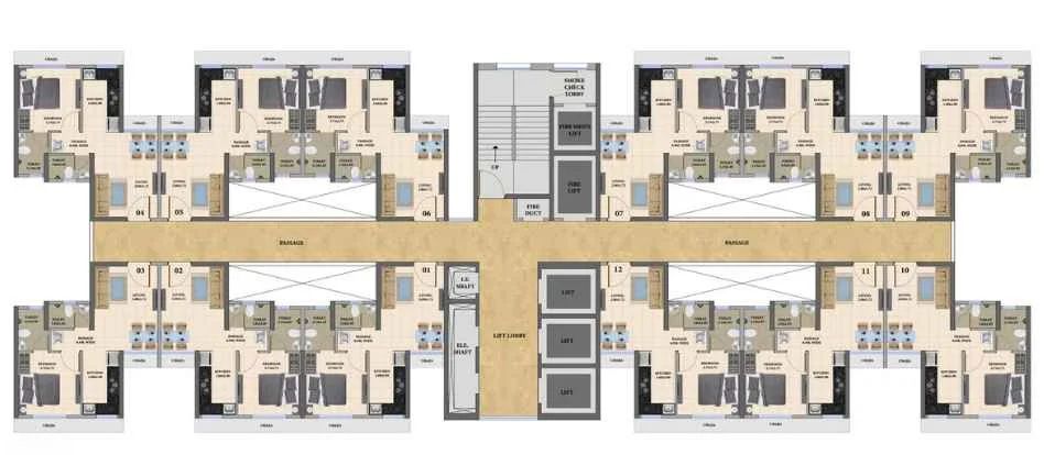 Dosti Nest Floor Plans