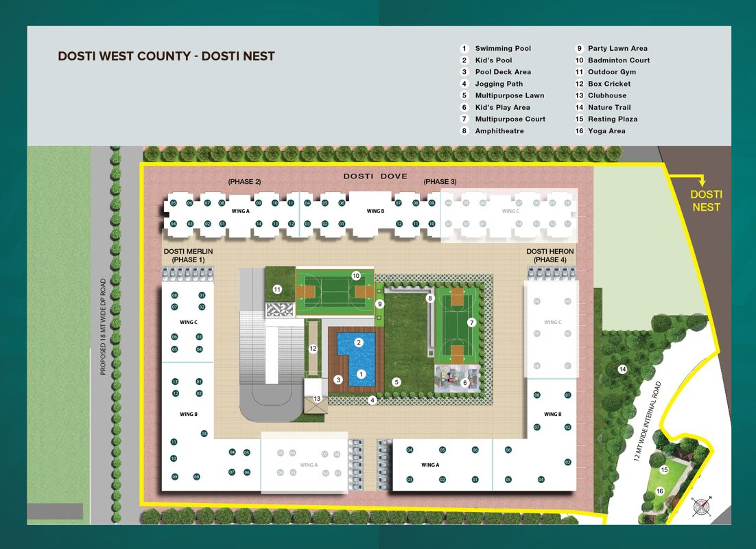 Dosti Nest Master Plan Image 2