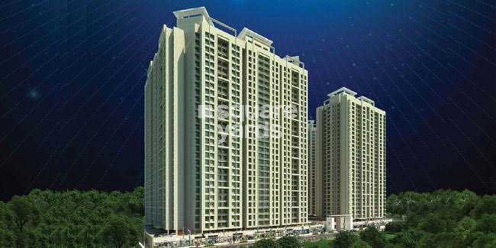 Dosti Planet North Emerald Tower View