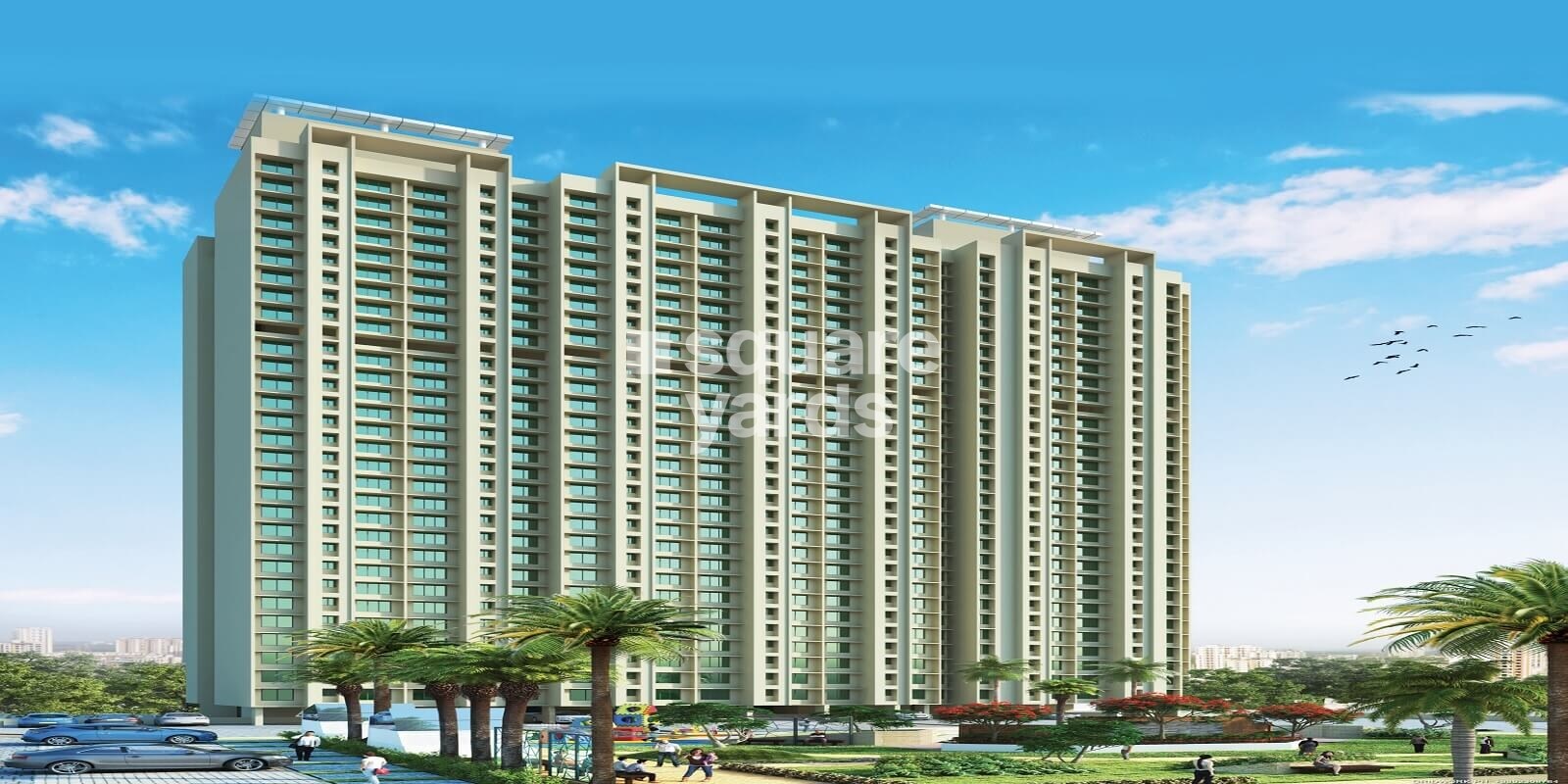 Dosti Planet North Onyx residential project in Shilphata