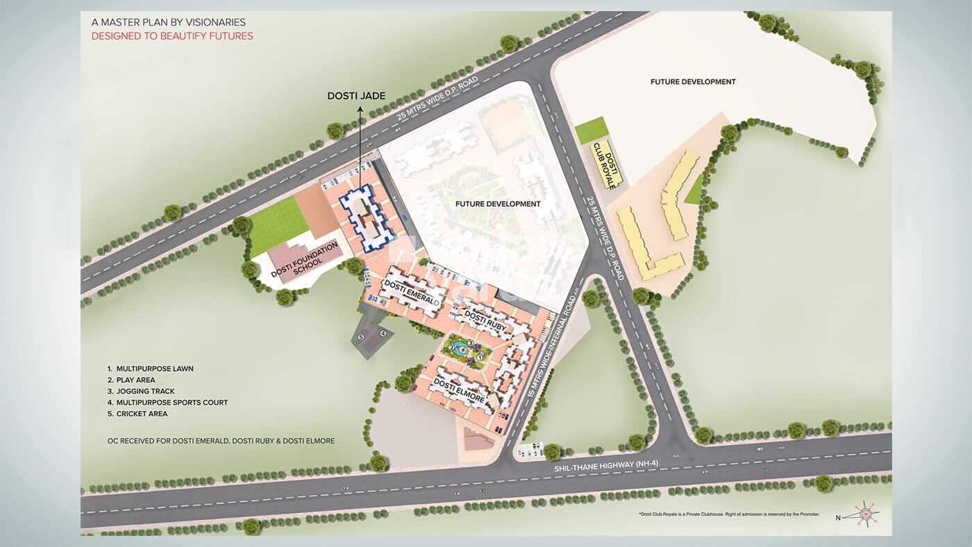 Dosti Planet North Opal Master Plan 1