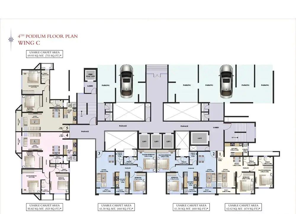 Dosti Tulip Floor Plans 2