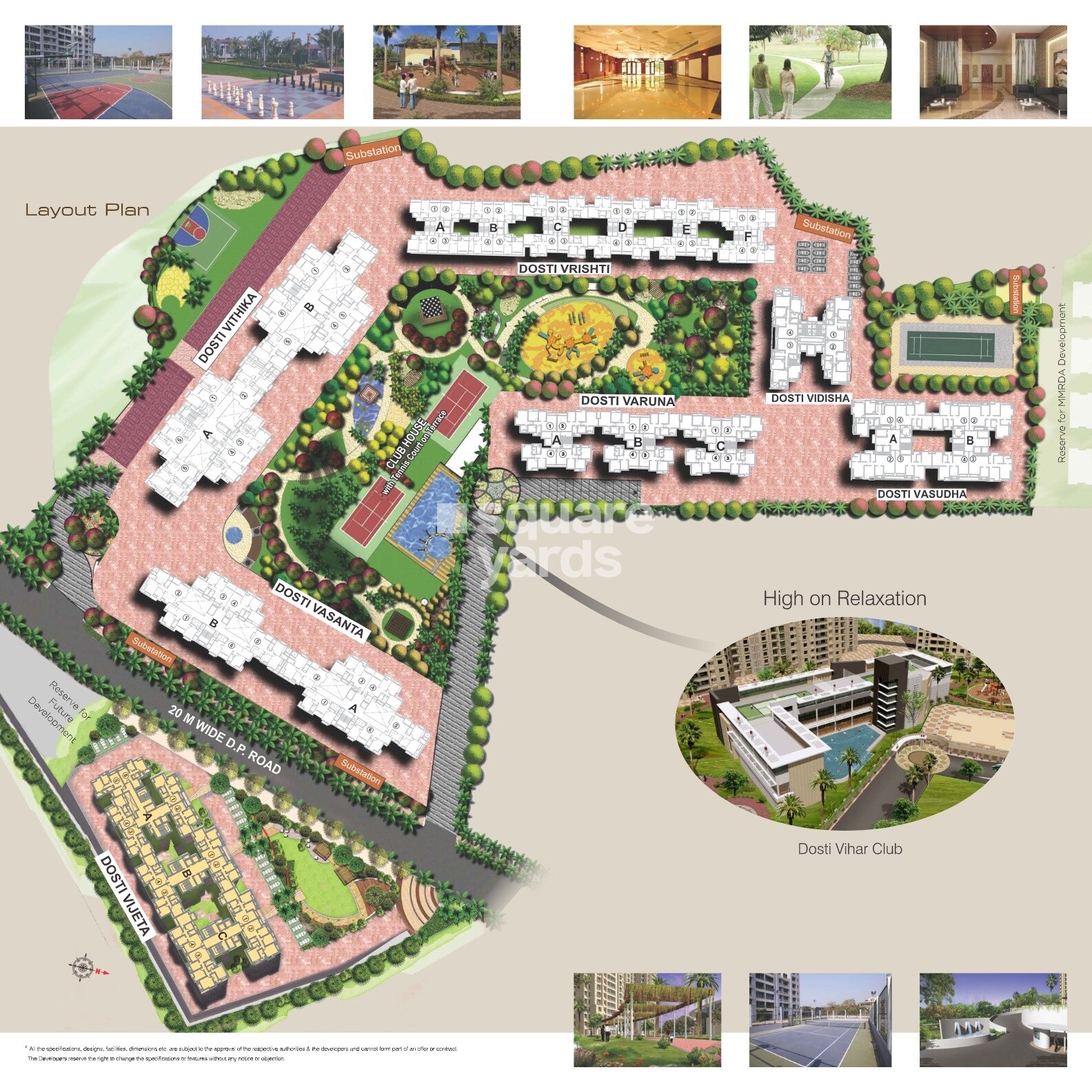 Dosti Vidisha Master Plan Image