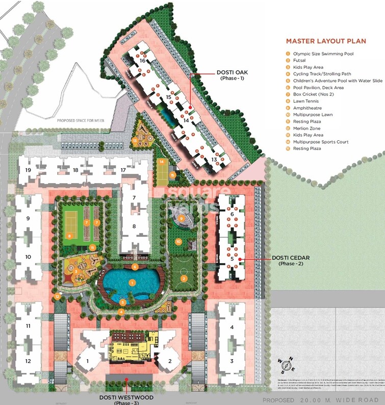 Dosti West County Master Plan Image 1