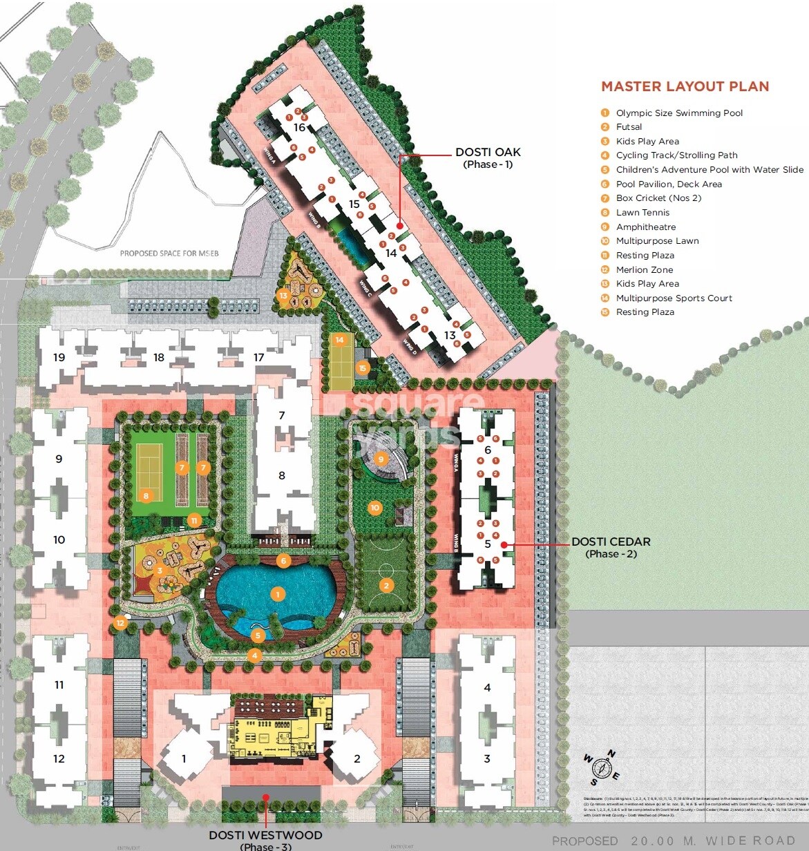 Dosti West County Master Plan Image 1