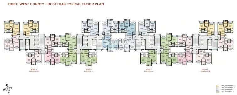 Dosti West County Floor Plans 2