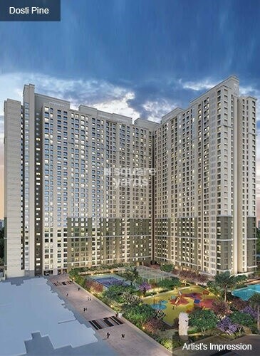 Dosti West County Tower View 3