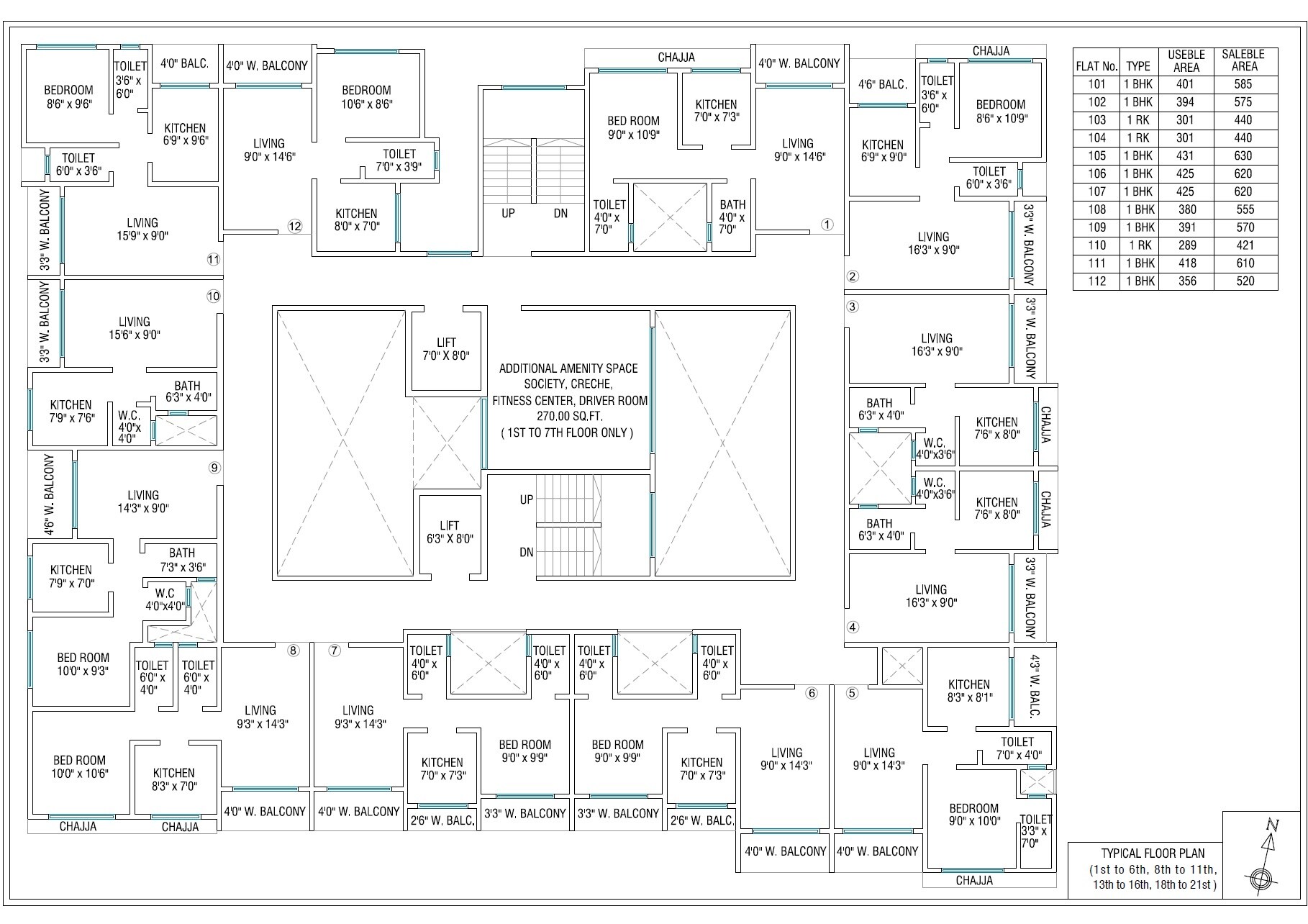 Dream Jagjeet Residency Floor Plans
