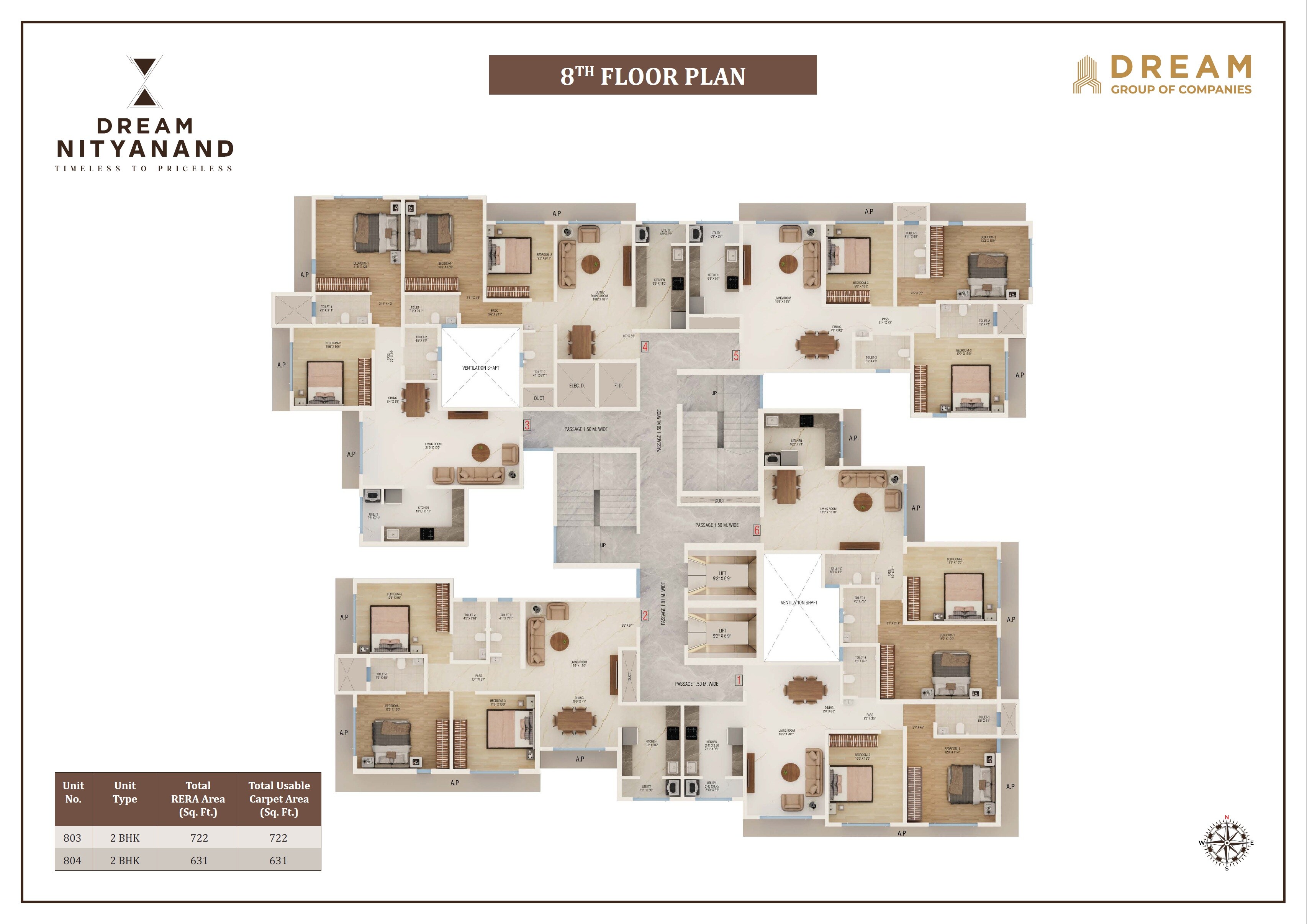 Dream Nityanand Cosmopolitan CHS Floor Plans 1