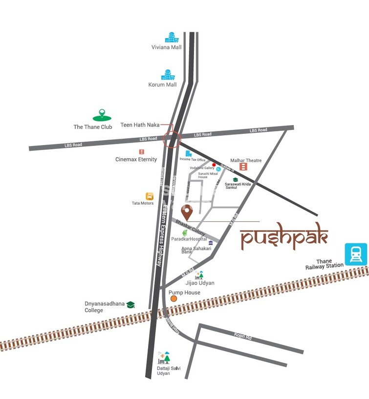 Dream Pushpak CHS Location Image