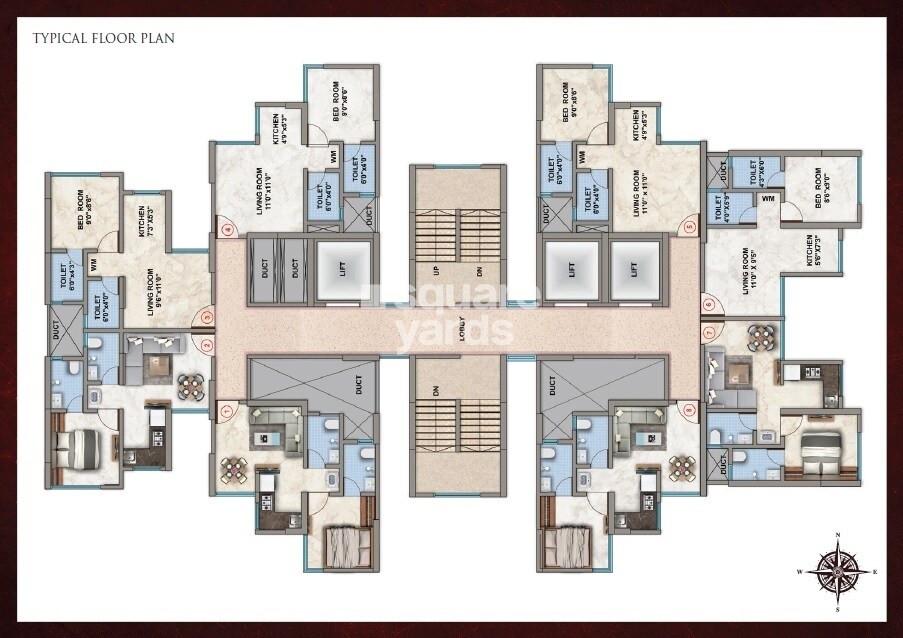 DSS Mahavir Bliss Floor Plans