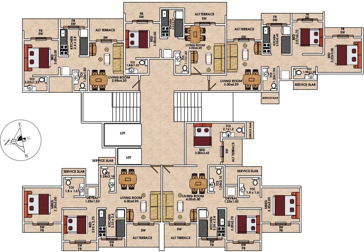 Durga Imperial Floor Plans