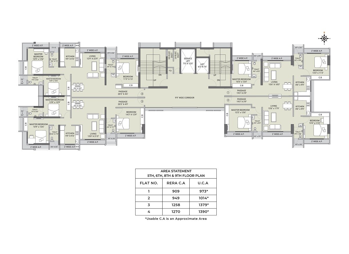 Ekatva Olivia Prime Floor Plans
