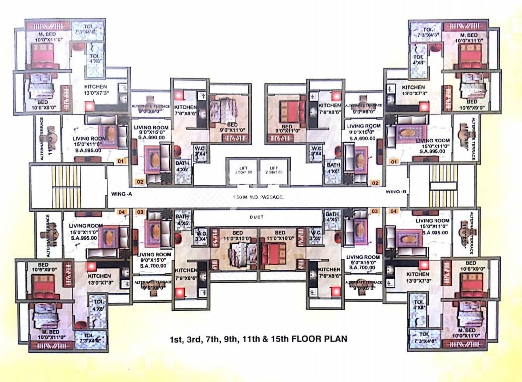 Eknath Enclave Floor Plans