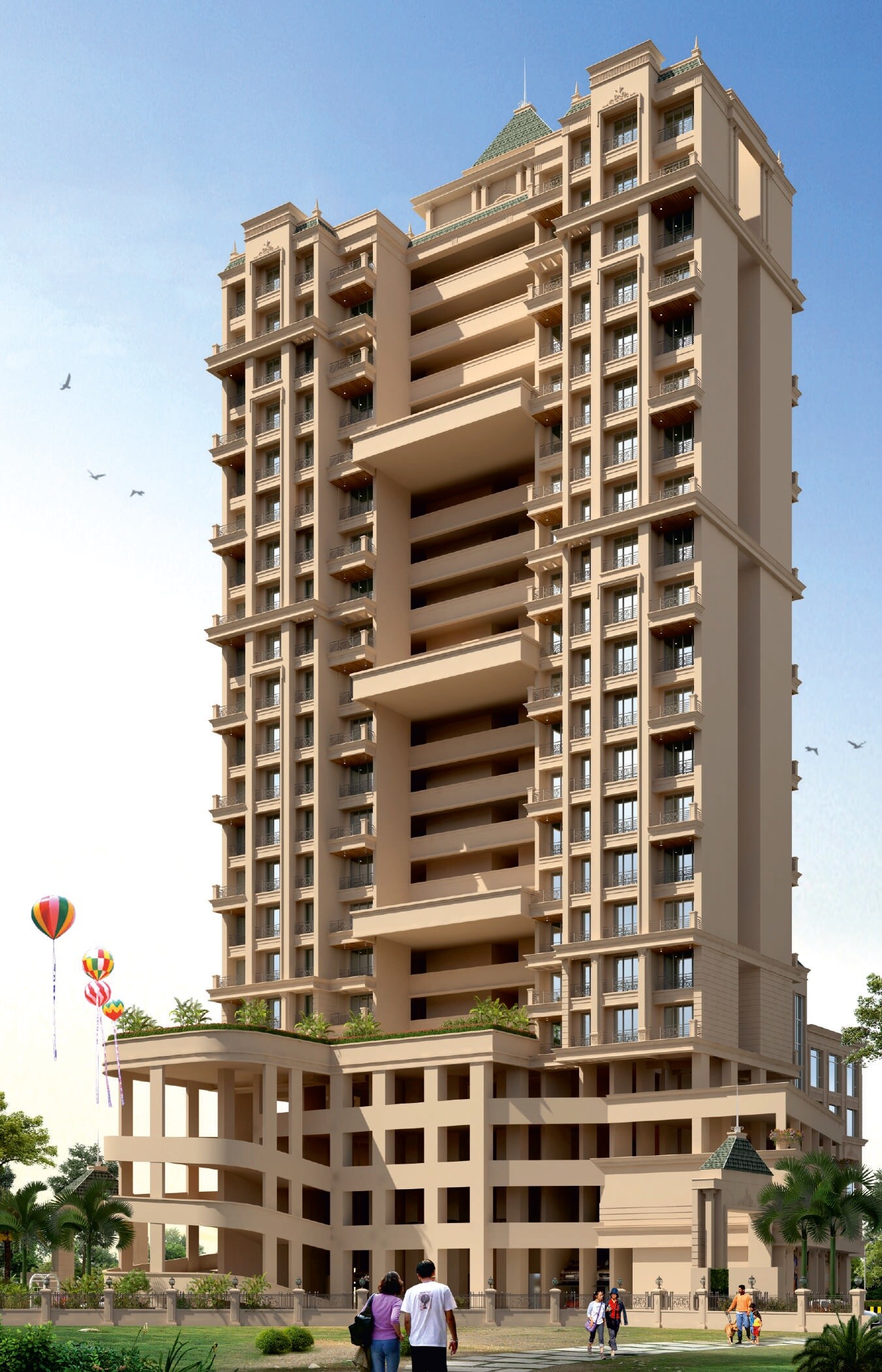Ekta Sarvodaya Classic Apartment Exteriors