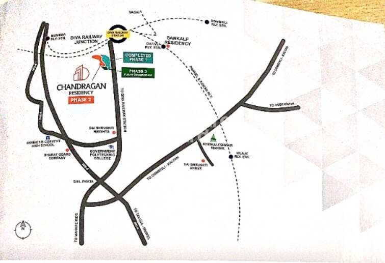 Ekveera Chandrangan Residency Location Image