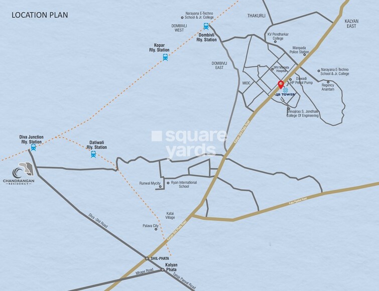 Ekveera SB Tower Location Image