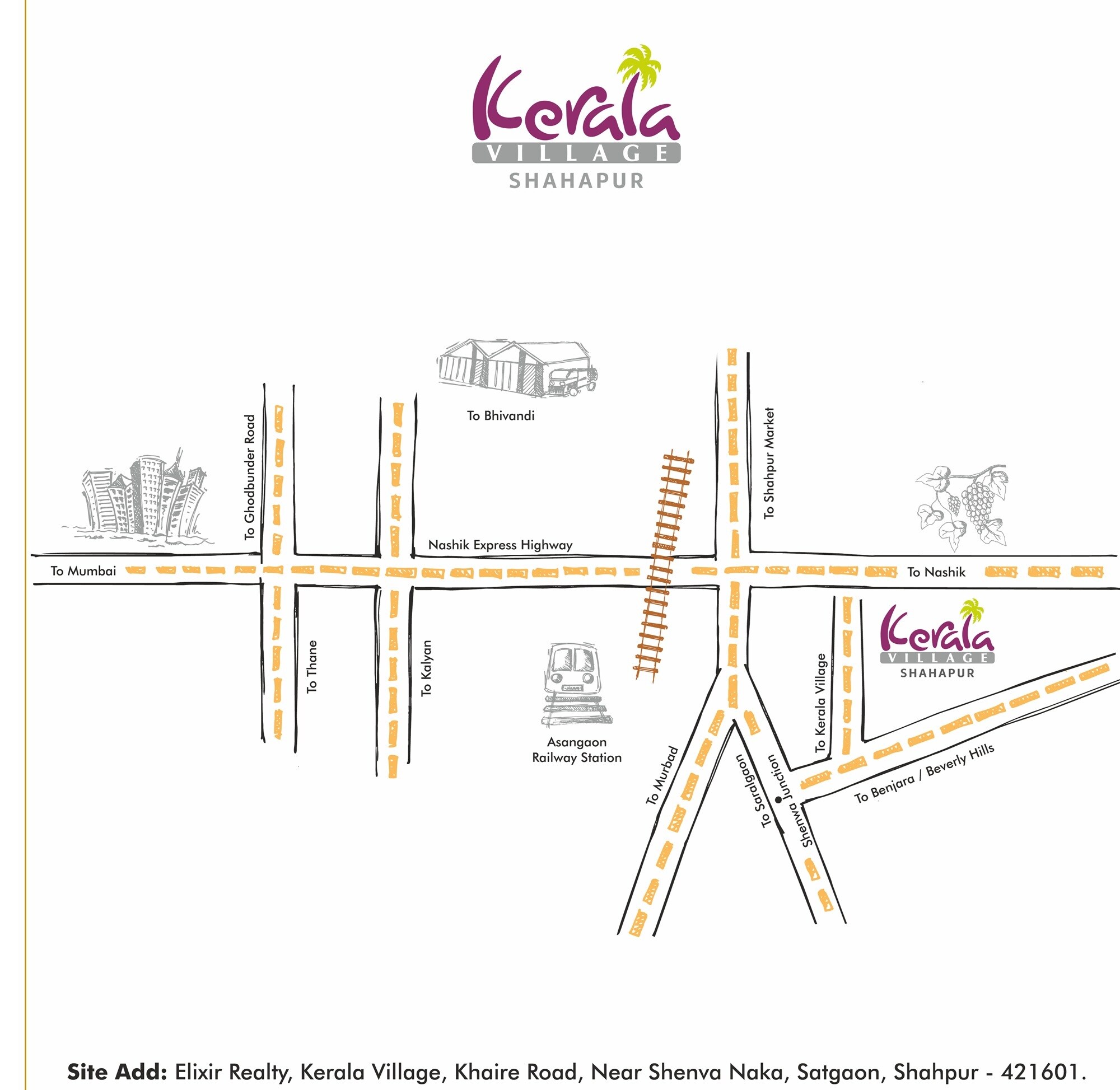 Elixir Kerala Village Location Image