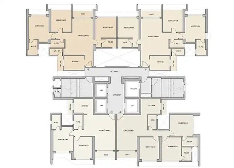 Embassy One Thane Floor Plans