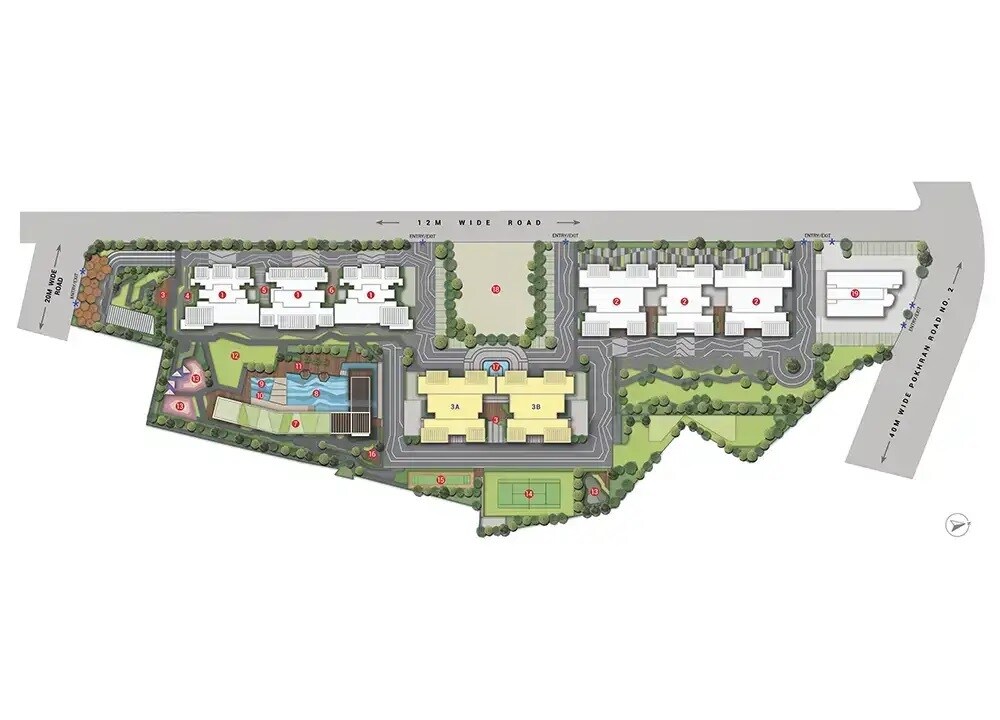 Embassy One Thane Master Plan 1