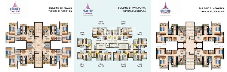 Empire Centrum Floor Plans