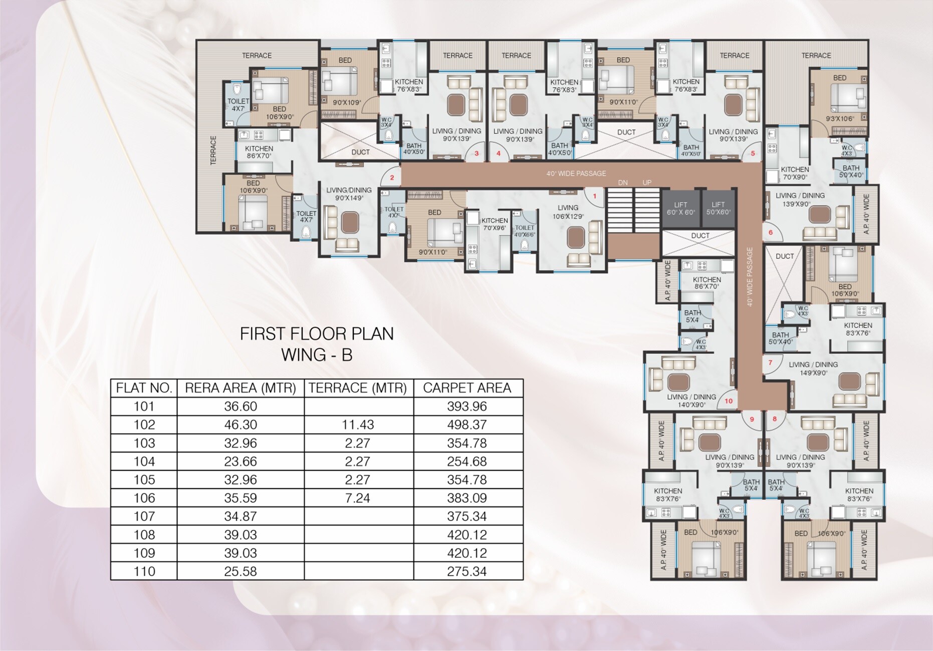 Empire Dashmesh Pearl Floor Plans