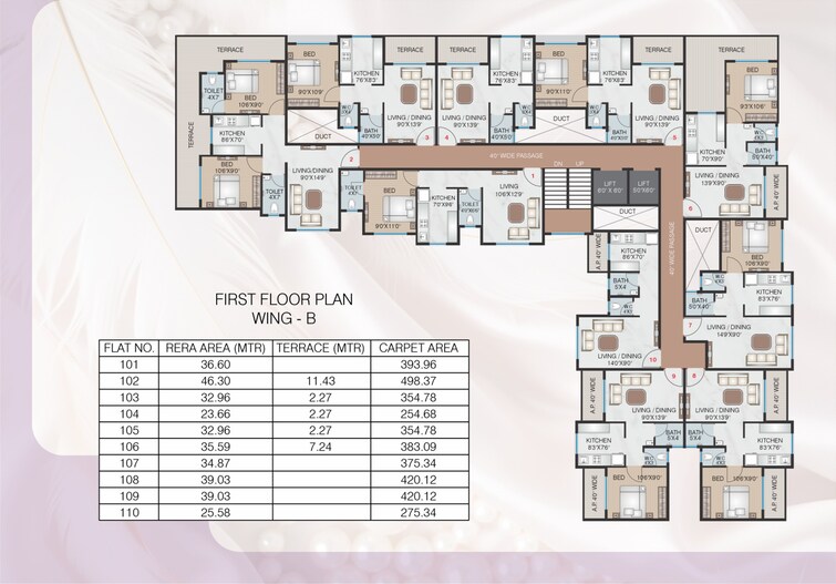 Empire Dashmesh Pearl Floor Plans