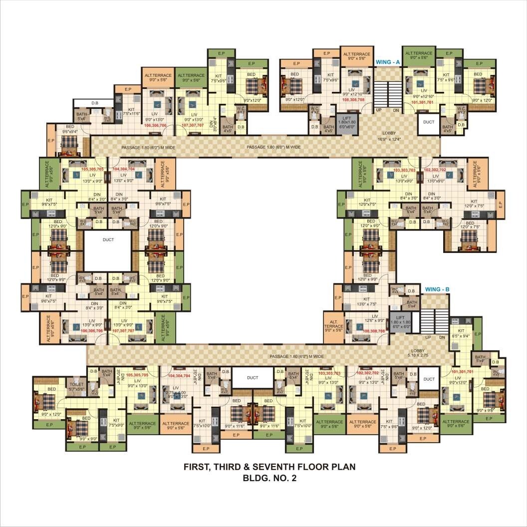 Gajanan Icon Floor Plans