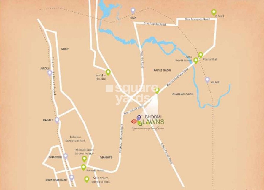 Gajra Bhoomi Lawns Location Image