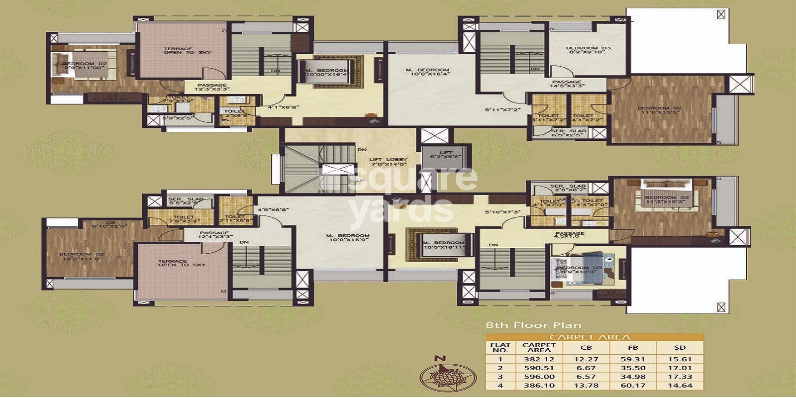 Garden Court Floor Plans
