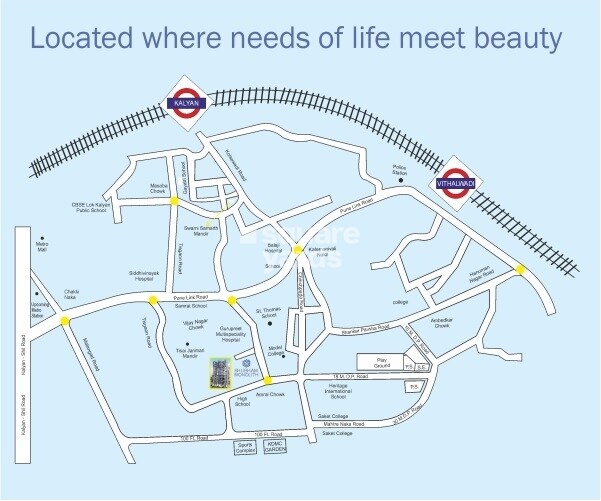 Gaurivinayak Shubham Monolith Apartment Location Image