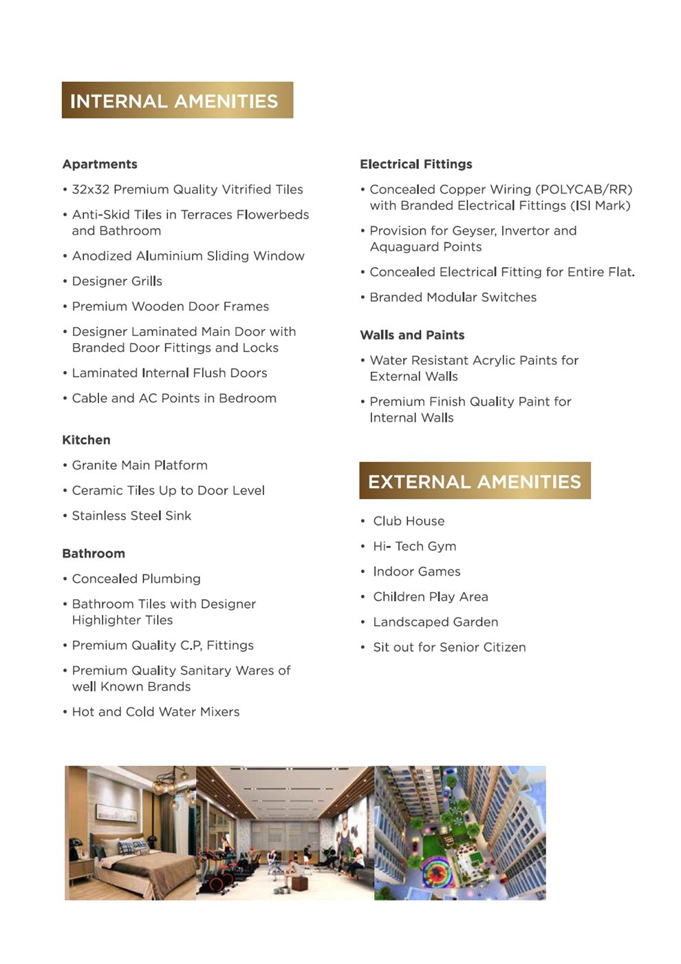 GBK Vishwajeet Heights Amenities-Features