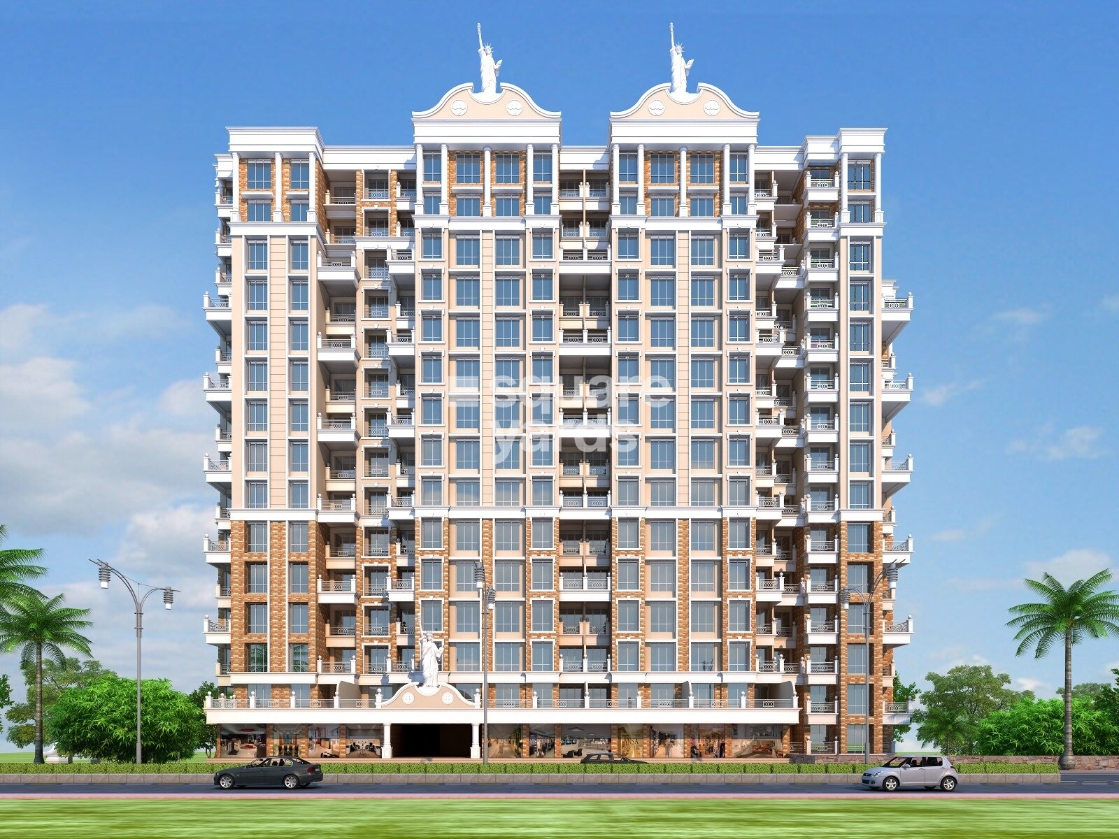 GBK Vishwajeet Pink City Apartment Exteriors