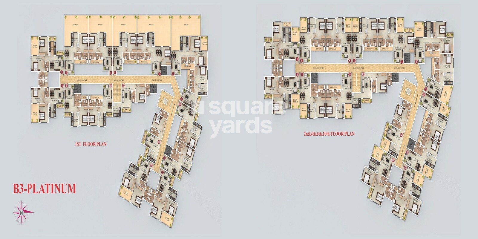 GBK Vishwajeet Pink City Floor Plans 8