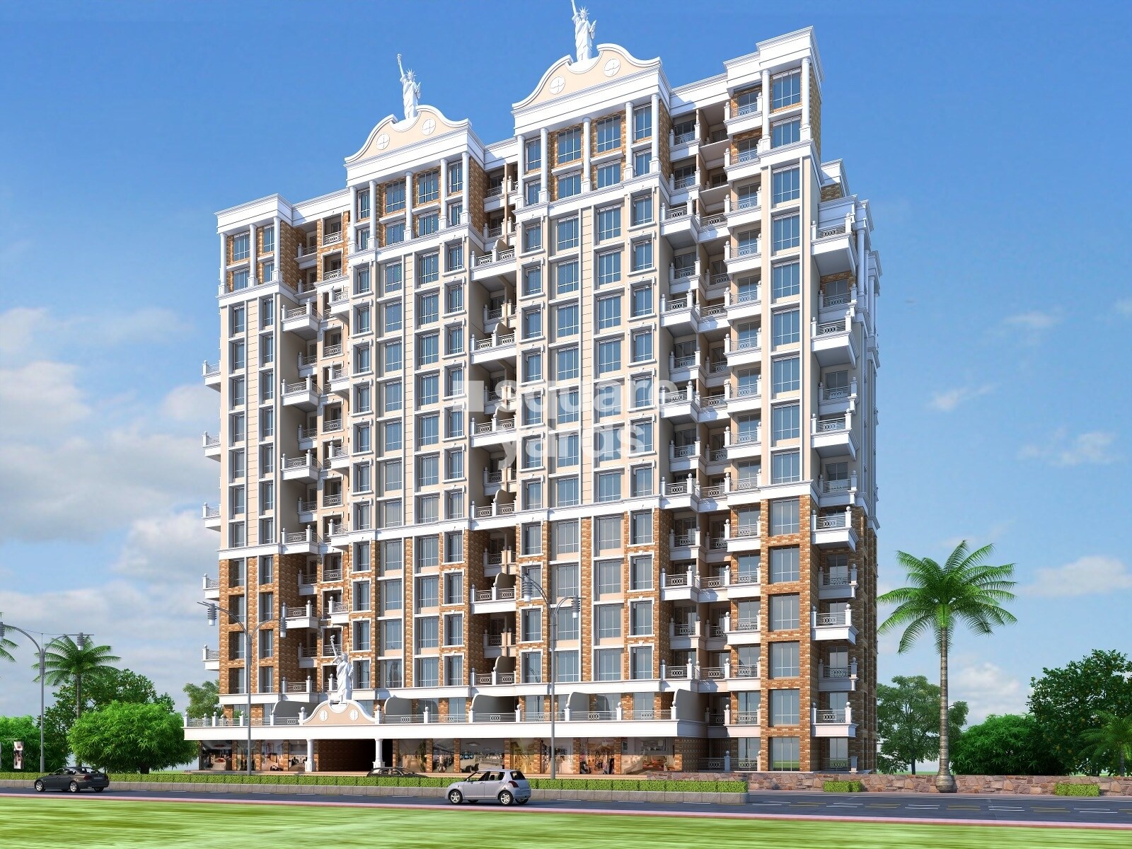 GBK Vishwajeet Pink City Tower View 1