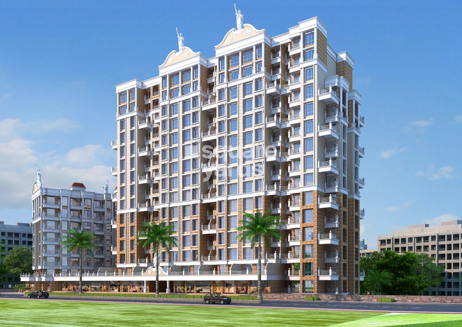 GBK Vishwajeet Pink City Tower View 3